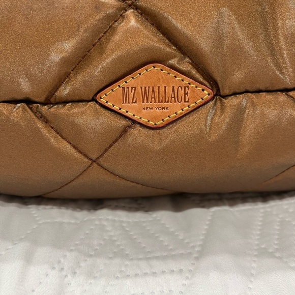 MZ Wallace Copper Quilted Women's Bag - Picture 3 of 7